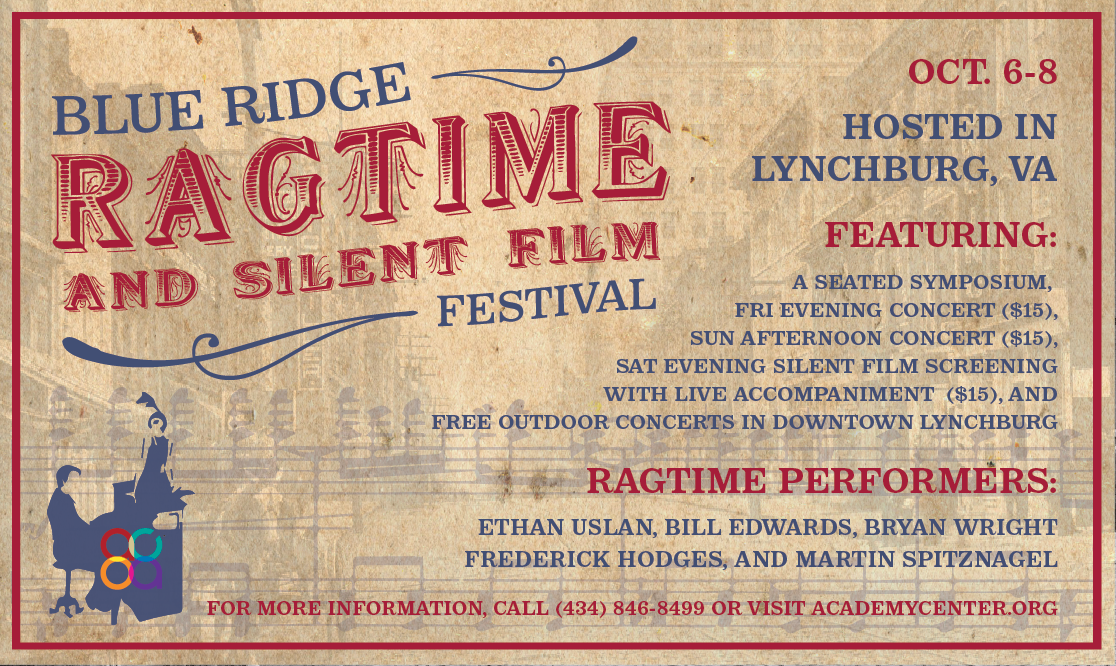 Blue
                      Ridge Ragtime And Silent Film Festival